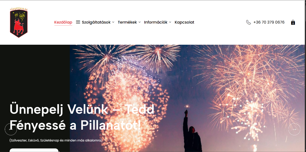 Modern Webáruház Felület